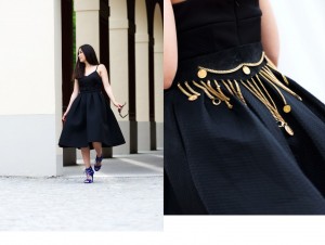 Italian Flair Streetstyle Midi Dress Elegant Chic Fashionblog Munich Cover2