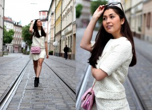 Tweed-Rock-Shirt-Set-Antoinette-Fashion-Streetstyle-Munich-Benedetta Bruzziches-Zara-Booties