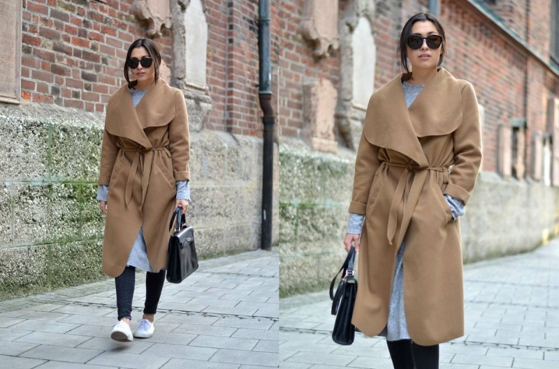 The Classic Camel Coat - Spring - Casual - Lookbook - Streetstyle - Munich - München - Fashionblog - Fashionblogger - Fashionista - Ripped Jeans - Calvin Klein Sunnies - Vintage Hermés - Supergas - Layering